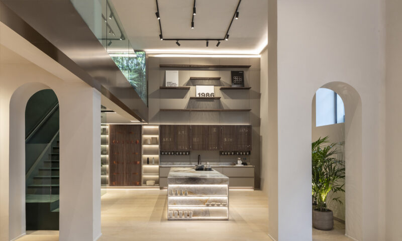 Ornare showroom. Milan, Italy